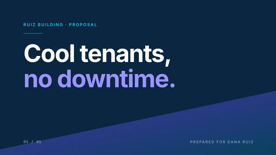 Proposal slide 1